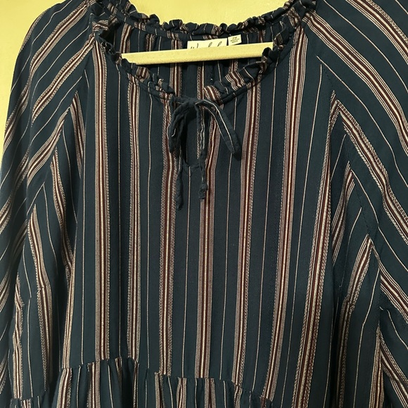 Wonderly Tops - Wonderly Striped Blouse